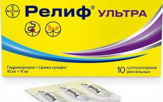 Средство от геморроя Релиф