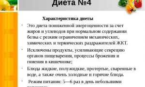 Лечебный стол (диета) № 4 по Певзнеру: таблица продуктов и режим питания – рецепт как приготовить быстро и вкусно