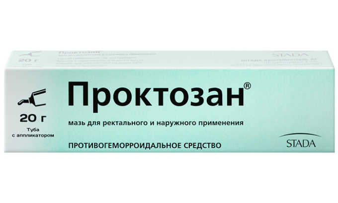 Мазь Проктозан также поможет в борьбе с геморроем