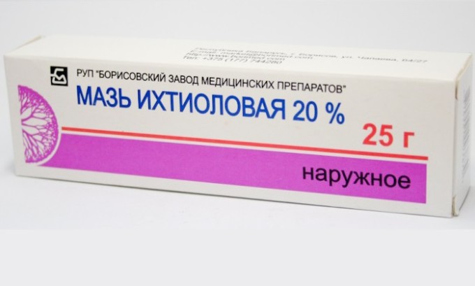 Ихтиоловая мазь оказывает местное антисептическое и противовоспалительное действие, обладает кератостатическим и противозудным эффектом