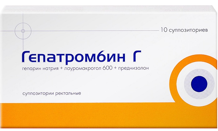 Гепатромбин Г комбинированная мазь для ректального и наружного применения при геморрое с выраженным воспалением