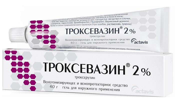 Хорошо себя зарекомендовали в борьбе с обострением геморройной болезни антитромбические средства, одно из них Троксевазин