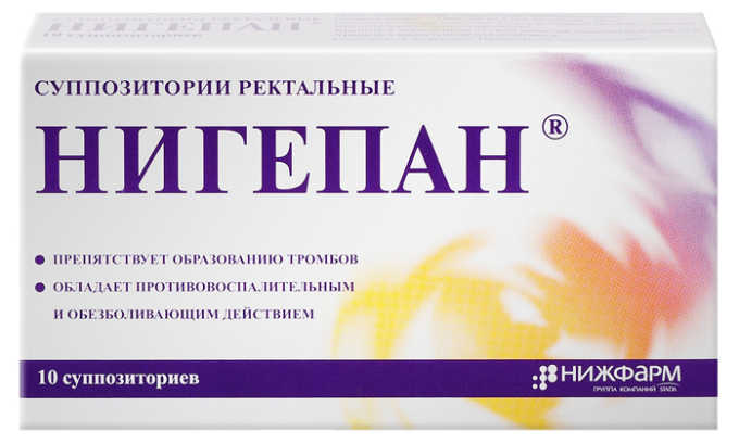 Нигепан эффективно борется с болью и зудом, снимает жжение, оказывает противоэкссудативное действие