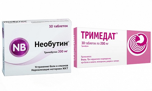 Тримедат или Необутин помогает в лечении нарушений в работе органов желудочно-кишечного тракта
