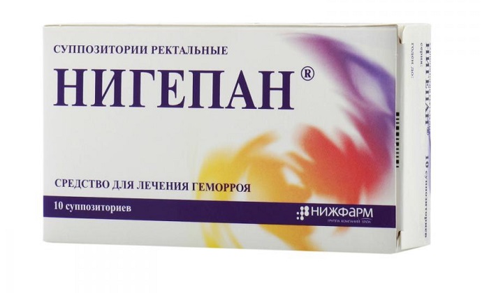 Действующие вещества Нигепана - бензокаин и гепарин. Первое купирует боли, а второе стимулирует ток крови, восстанавливает состояние сосудов, способствует уменьшению геморроидальных улов