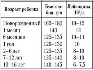 Каким должен быть уровень лейкоцитов у ребенка